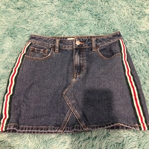 pacsun jean skirt
